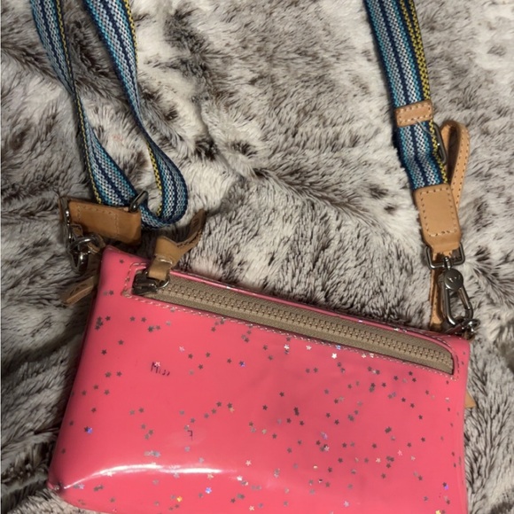 Consuela Pink Studded Crossbody Bag - Picture 3 of 3